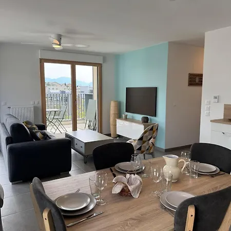 公寓 Le Doublaix - Superbe T3 Neuf - Parking Prive - 艾克斯莱班