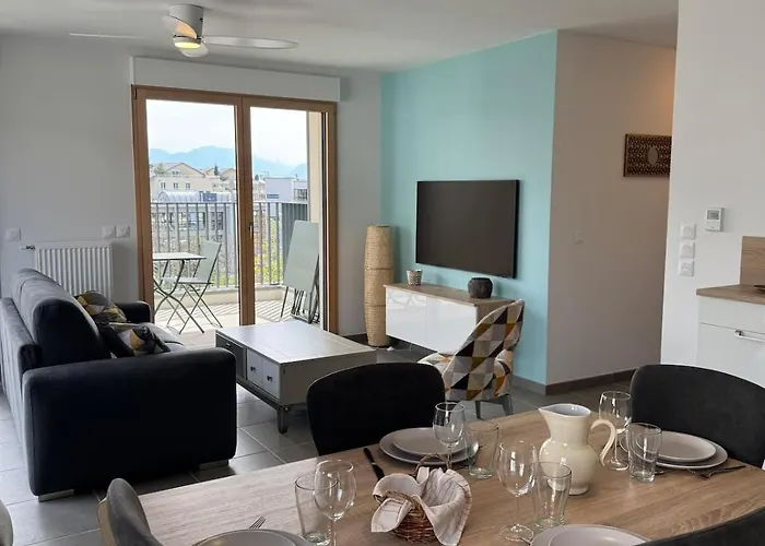 Apartment Le Doublaix - Superbe T3 Neuf - Parking Prive - Aix-les-Bains